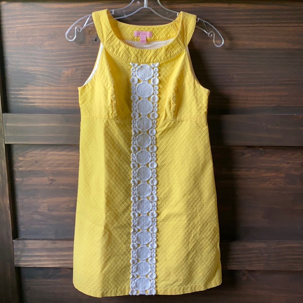 Lilly Pulitzer Jacqueline Shift Sunglow Yellow